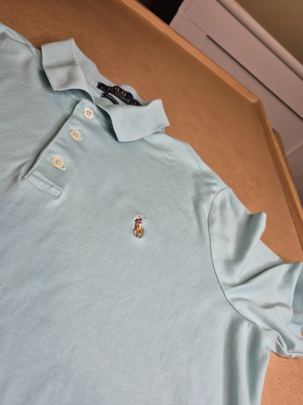 Polo by Ralph Lauren Classic Fit Polo Shirt - Light Teal 4660/4